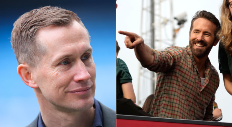 Side by side photo of Morten Gamst Pedersen and Ryan Reynolds