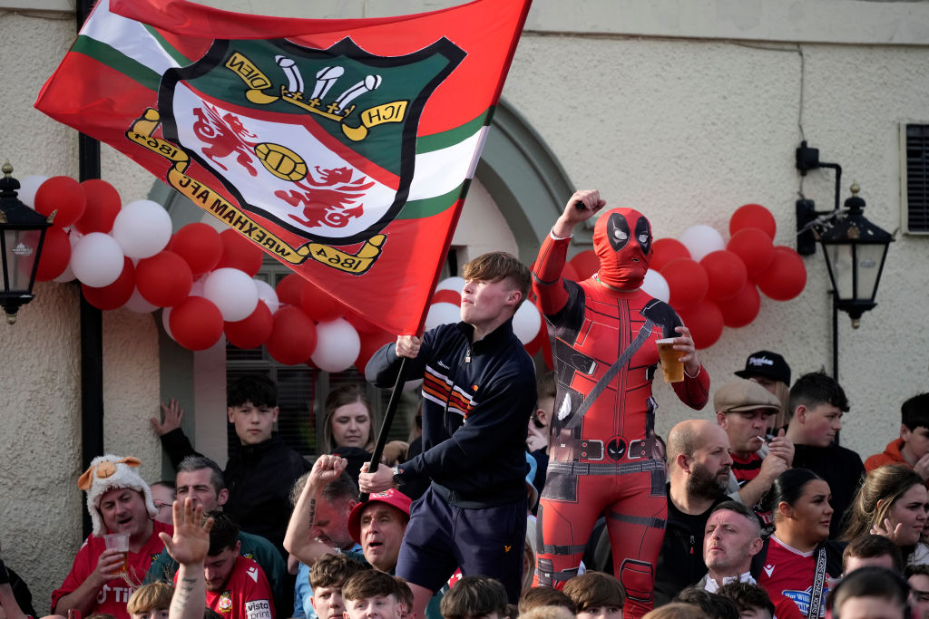 Wrexham FC Celebrate Promotion To League Football With Bus Parade