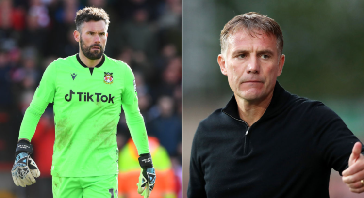 Side by side photo of Wrexham's Ben Foster and Phil Parkinson