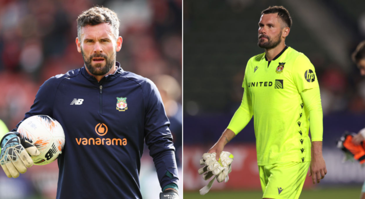 Side by side photo of ex Wrexham goalkeeper Ben Foster