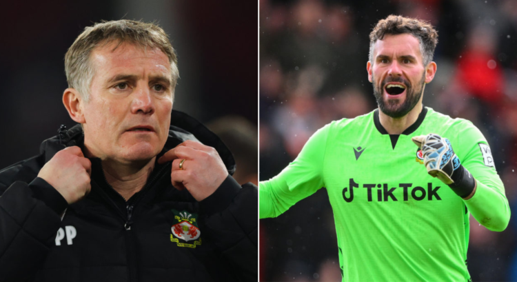 Side by side photo of Phil Parkinson and Ben Foster