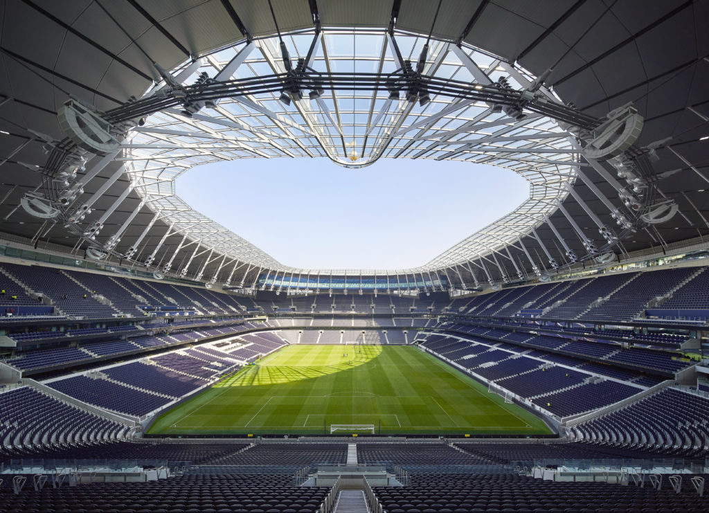 The New Tottenham Hotspur Stadium.