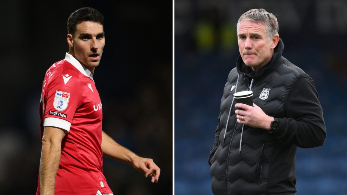 Split image of Matty James and Phil Parkinson.