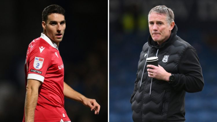 Split image of Matty James and Phil Parkinson.