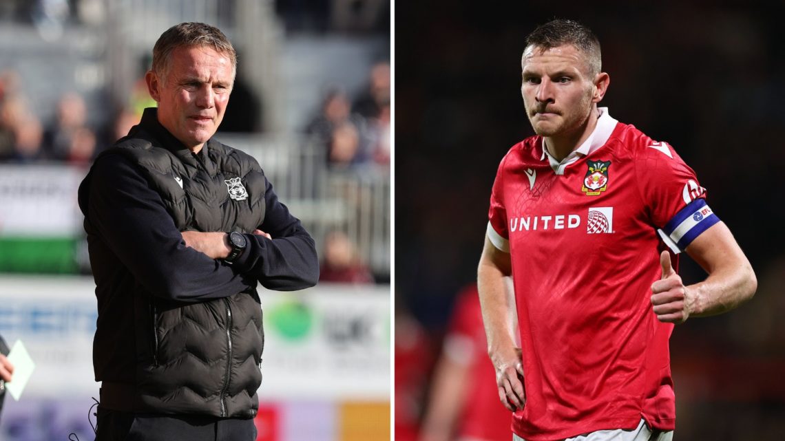 Split image of Phil Parkinson and Paul Mullin.