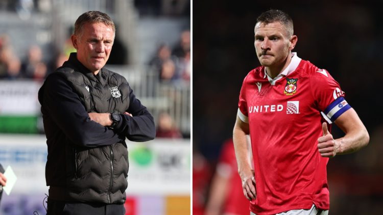 Split image of Phil Parkinson and Paul Mullin.