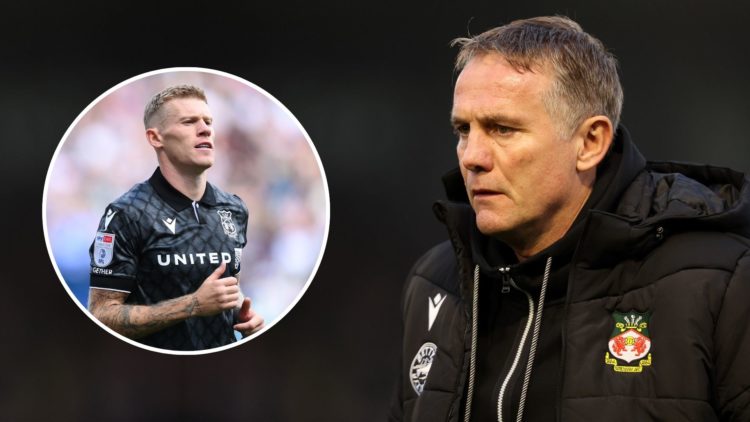 Phil Parkinson with an inset of James McClean