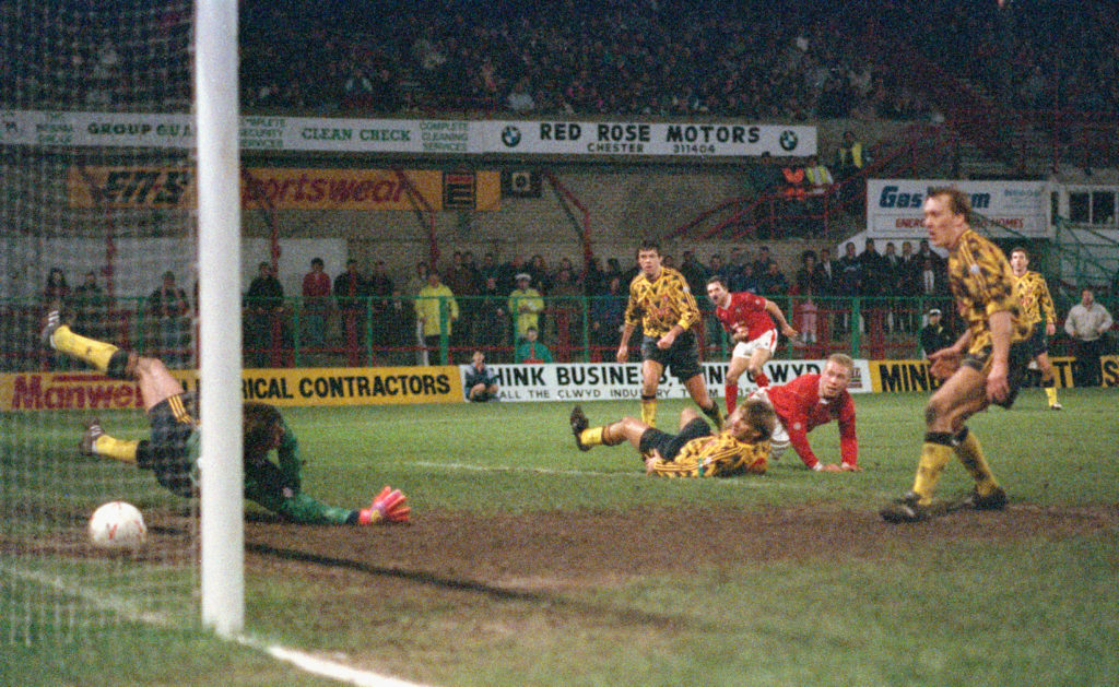 Wrexham v Arsenal FA Cup 3rd Round 1992