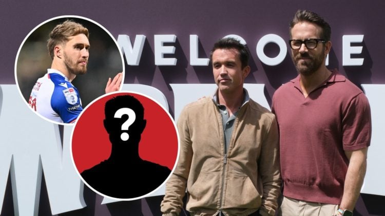 Ryan Reynolds and Rob McElhenney attend the FYC Red Carpet For FX's "Welcome To Wrexham". Inset, Sam Smith and a mystery player.