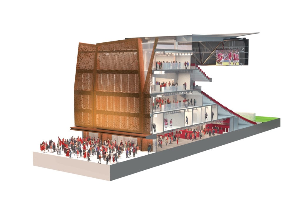 Wrexham AFC's Proposed Kop Stand Development at the STōK Cae Ras Stadium
