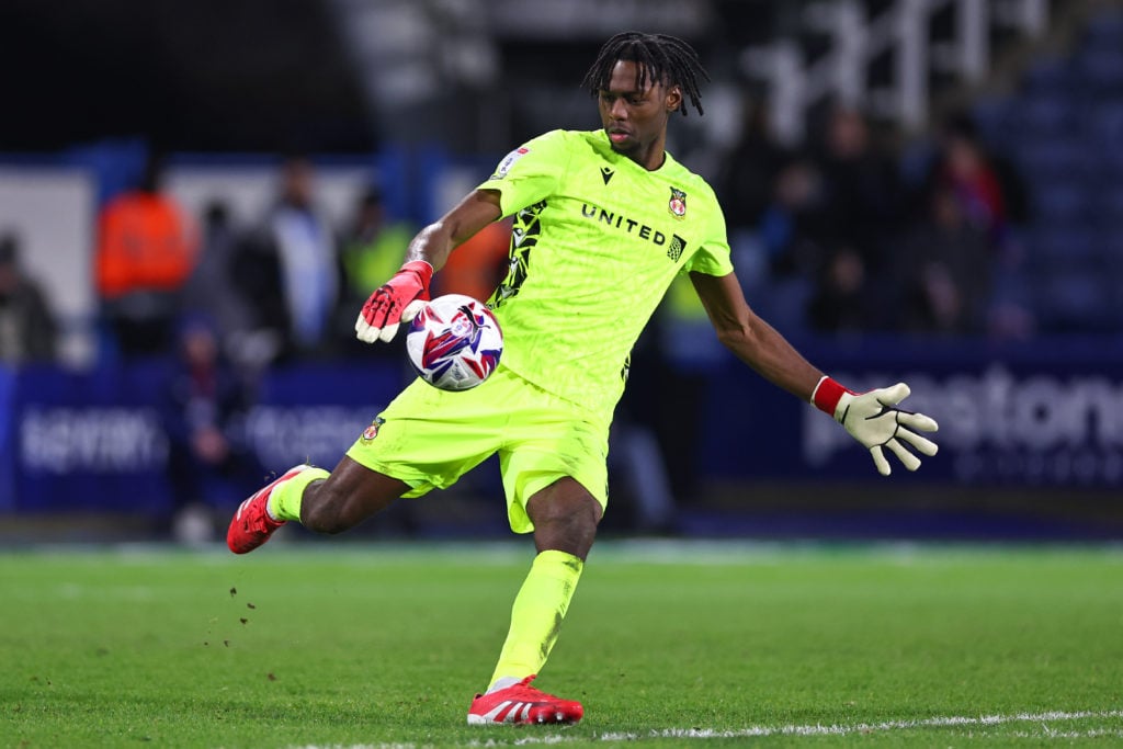 Arthur Okonkwo during Huddersfield Town AFC v Wrexham AFC - Sky Bet League One