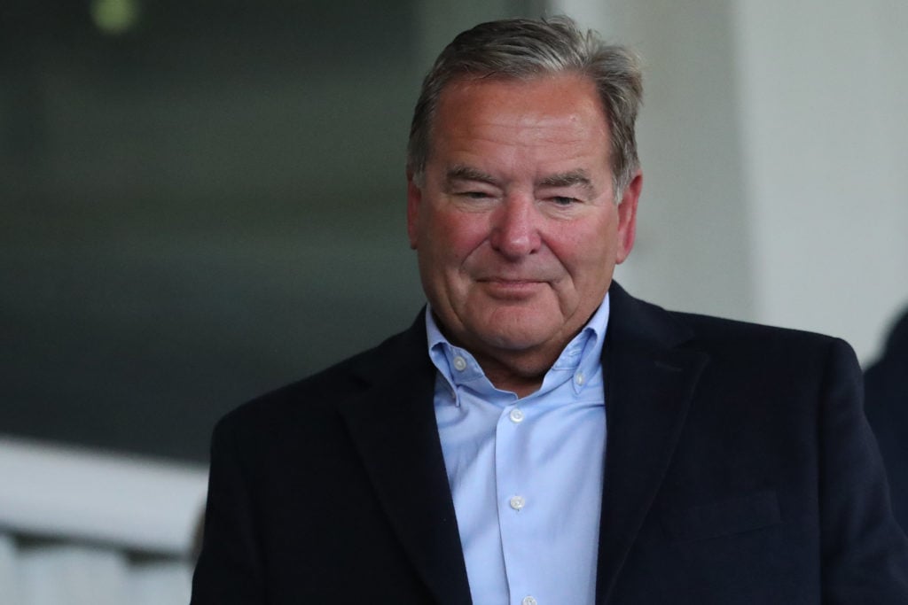 Jeff Stelling before Hartlepool United v Stockport County