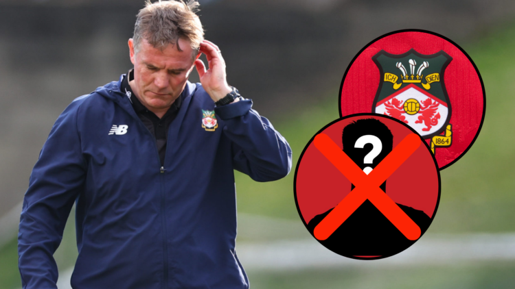 A dejected Phil Parkinson the head coach / manager of Wrexham at full time during the Vanarama National League fixture between FC Halifax Town and ...