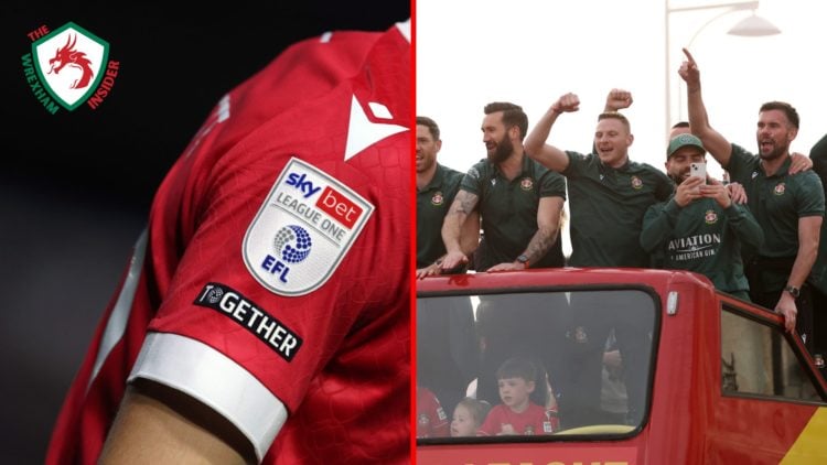 Detailed view of the League One and Together sleeve patches during the Sky Bet League One match between Birmingham City FC and Wrexham. Ben Tozer, ...