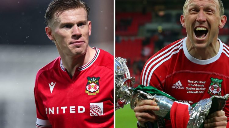 James McClean of Wrexham during the Emirates FA Cup Fourth Round match between Blackburn Rovers and Wrexham. Wrexham player manager Andy Morrell ce...