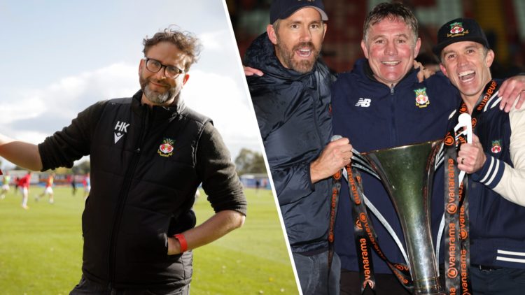 Humphrey Ker, the British comedian, actor and writer who was made executive director of Wrexham by new owners Ryan Reynolds and Rob McElhenney, pos...