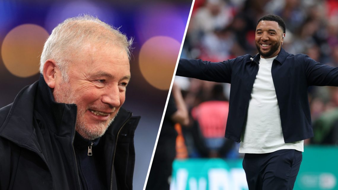 A split image of pundit Ally McCoist (L) and pundit Troy Deeney (R)