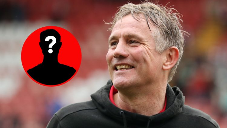 Phil Parkinson, Manager of Wrexham, celebrates victory and promotion into League One following the Sky Bet League Two match between Wrexham and For...