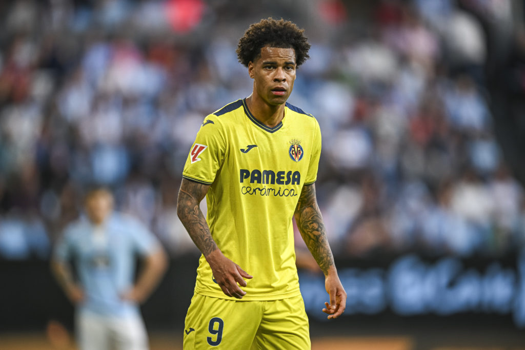 Tajon Buchanan in action during RC Celta de Vigo v Villarreal CF in La Liga