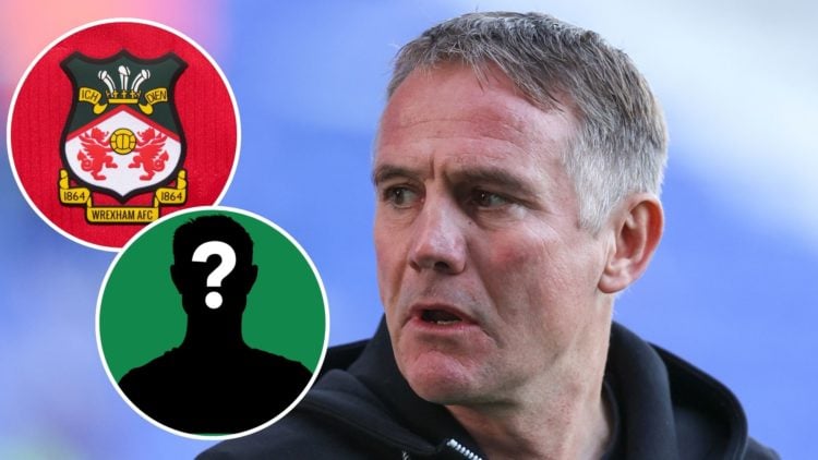 Image of: Phil Parkinson manager / head coach of Wrexham ahead of the Sky Bet League One match between Birmingham City FC and Wrexham Insets of: Th...