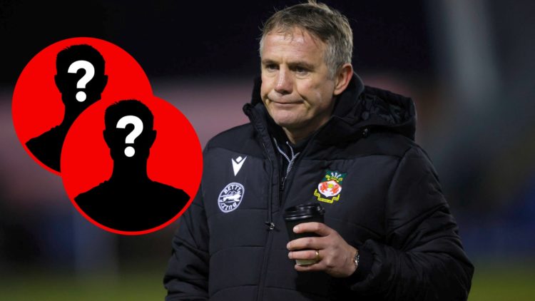 Wrexham manager Phil Parkinson looks on during the Sky Bet League One match between Shrewsbury Town FC and Wrexham AFC.