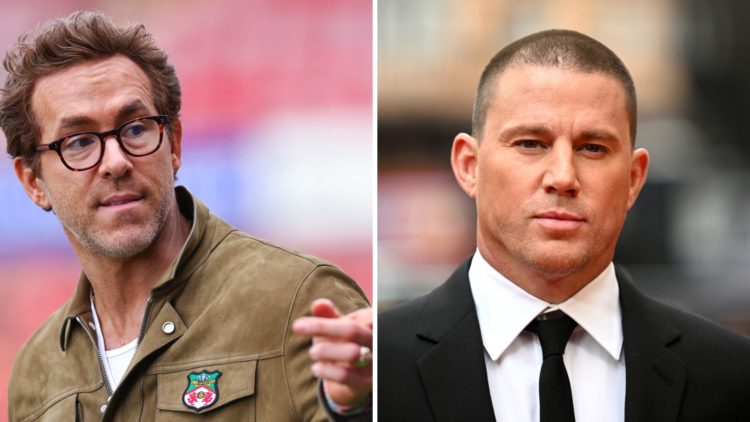 Channing Tatum attends the European Premiere of "Blink Twice" at Odeon Luxe Leicester Square. Ryan Reynolds co-owner of Wrexham ahead of the Sky Be...