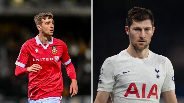 Ben Davies of Tottenham Hotspur during the Premier League match between Chelsea and Tottenham Hotspur. Lewis Brunt looks on during the Sky Bet Leag...