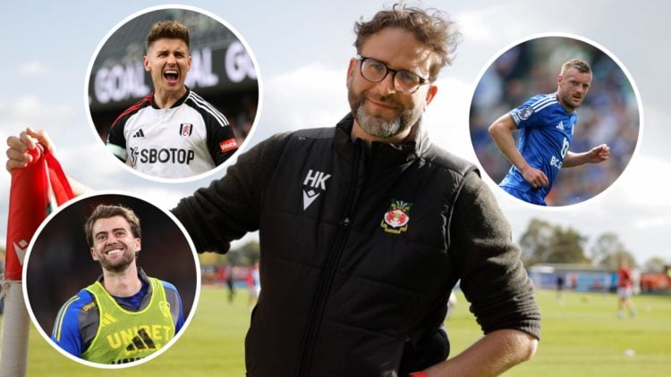 Humphrey Ker, the British comedian, actor and writer who was made executive director of Wrexham by new owners Ryan Reynolds and Rob McElhenney, pos...