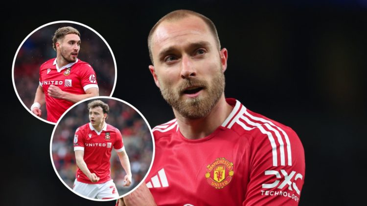 Image of Christian Eriksen of Manchester United applauds during the Carabao Cup Quarter Final match between Tottenham Hotspur and Manchester United...