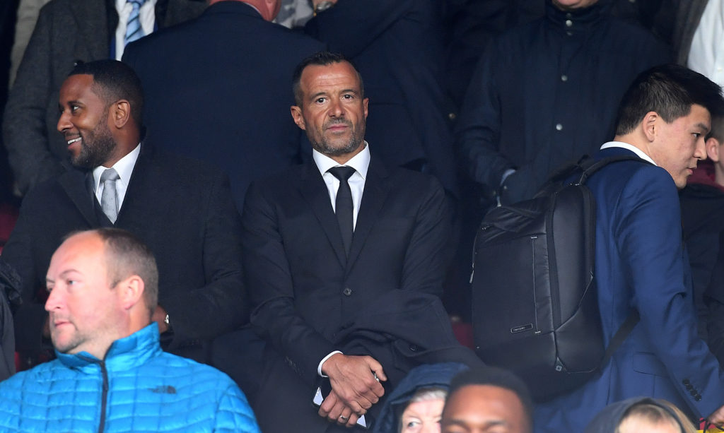 Jorge Mendes in attendance during Crystal Palace v Wolverhampton Wanderers in the Premier League clash.