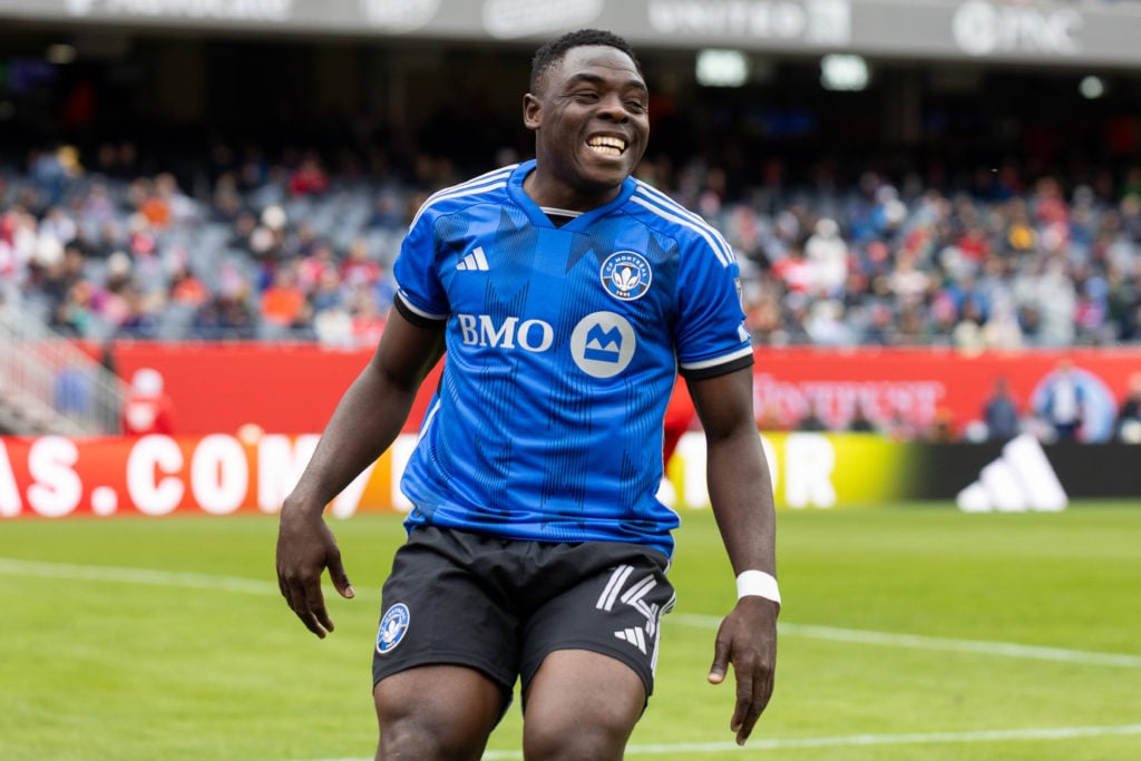 CF Montreal striker Sunusi Ibrahim in action against Chicago Fire.