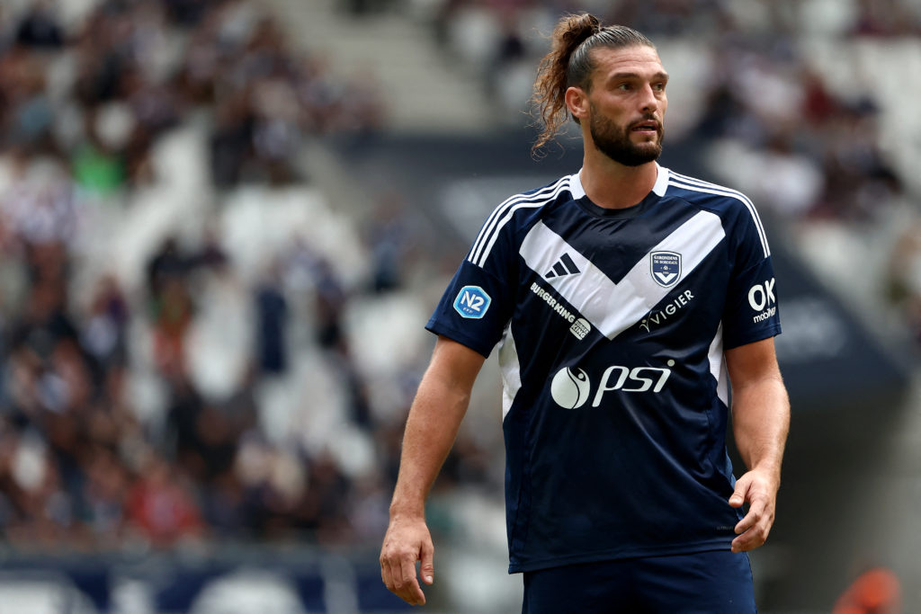 Andy Carroll in action with Bordeaux