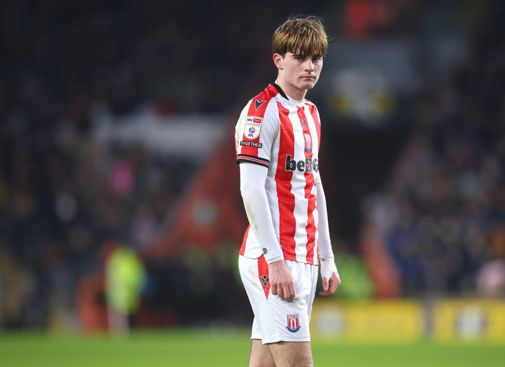 Image of Stoke City star Nathan Lowe who was linked with Wrexham.