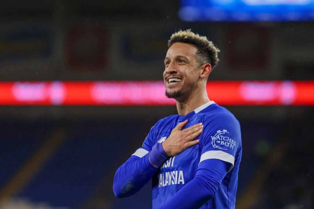 Callum Robinson during Cardiff City FC v Hull City AFC - Sky Bet Championship