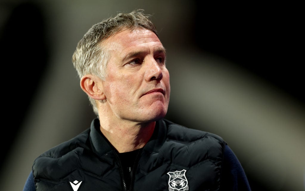 Phil Parkinson during Huddersfield Town AFC v Wrexham AFC in Sky Bet League One.
