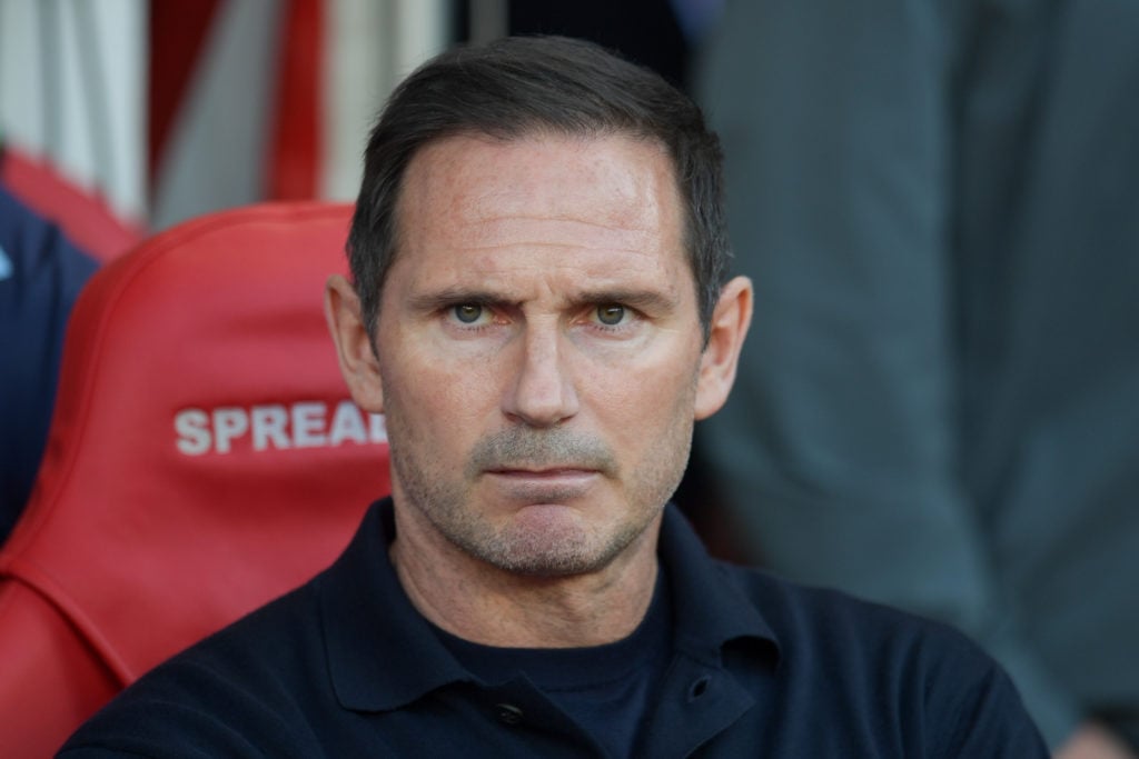 Coventry City manager Frank Lampard during a Championship match.
