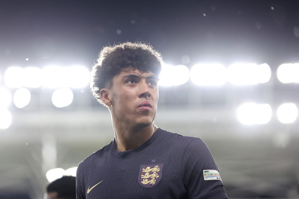 Ethan Wheatley during Germany v England: UEFA European Under-19 Championship 2025 Group B