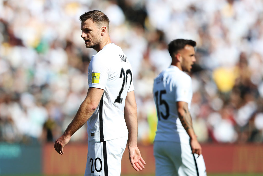 Tommy Smith in action for New Zealand against Peru.