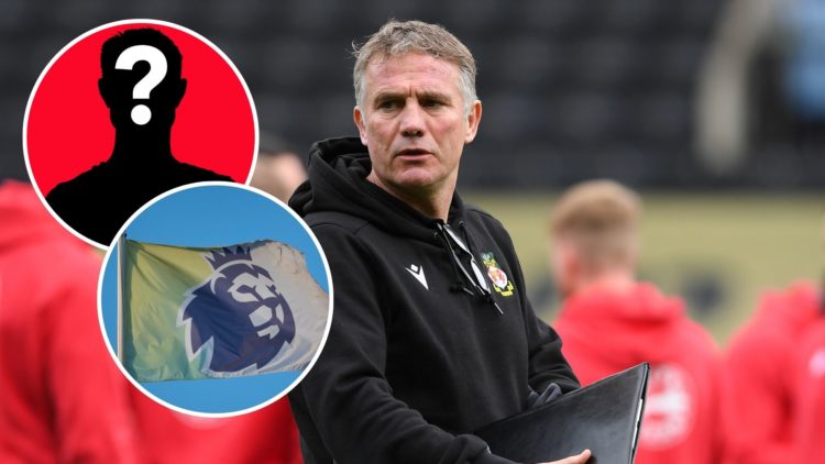 Image of Phil Parkinson, Wrexham manager during the Sky Bet League 2 match between Notts County and Wrexham, Insets of A detailed view of the Engli...
