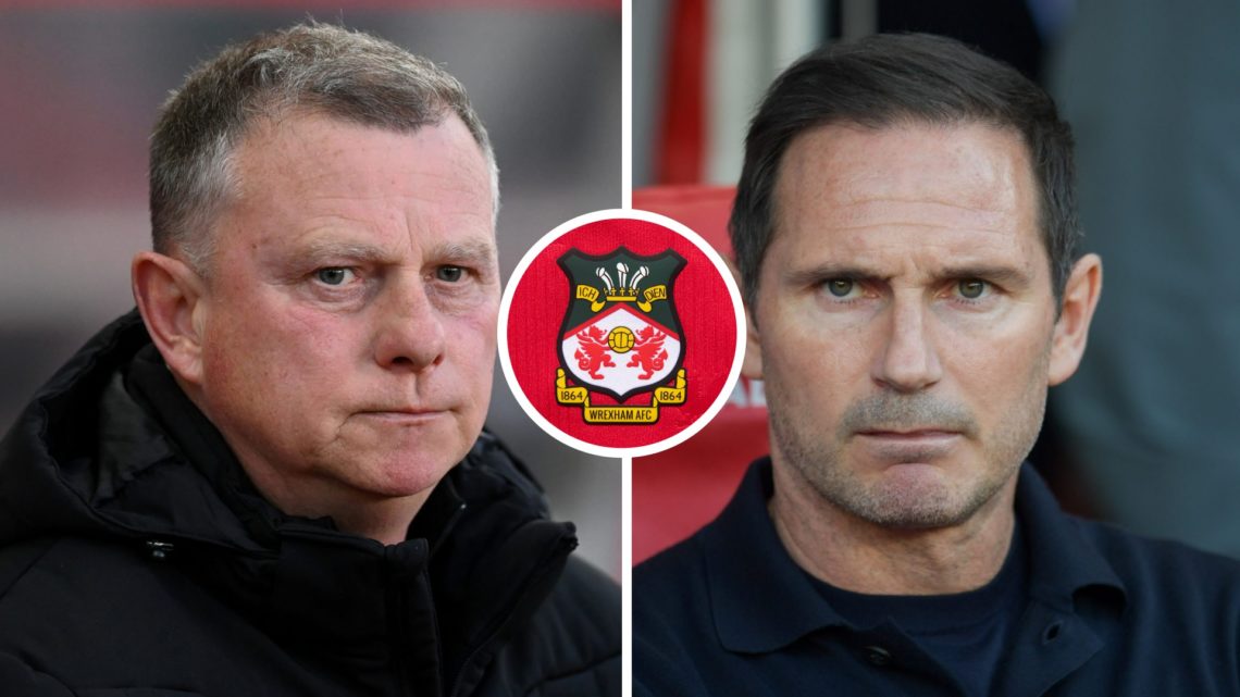 Split image of Stoke City manager Mark Robins and Coventry City manager Frank Lampard during Championship matches. Inset a picture of the official ...