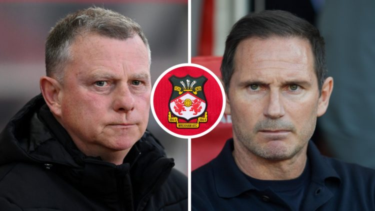 Split image of Stoke City manager Mark Robins and Coventry City manager Frank Lampard during Championship matches. Inset a picture of the official ...