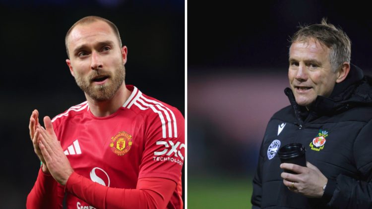 Christian Eriksen during Tottenham Hotspur v Manchester United - Carabao Cup Quarter Final. Phil Parkinson looks on during the Sky Bet League One m...