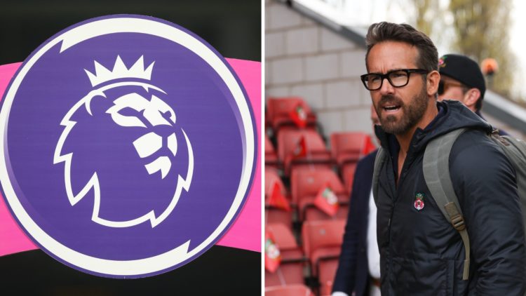 Wrexham Football Club owners Rob McElhenney and Ryan Reynolds arrive ahead of the Vanarama National League match between Wrexham and Boreham Wood. ...
