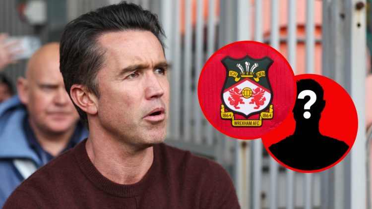 Rob McElhenney walks back to his seat after the half time break during the Sky Bet League One match between Blackpool FC and Wrexham AFC. The offic...