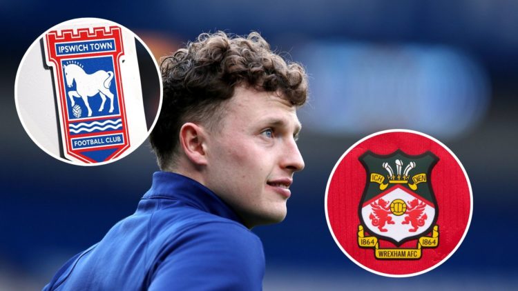 Image of Nathan Broadhead of Ipswich Town looks on during a pitch inspection prior to the Sky Bet Championship match between Cardiff City and Ipswi...