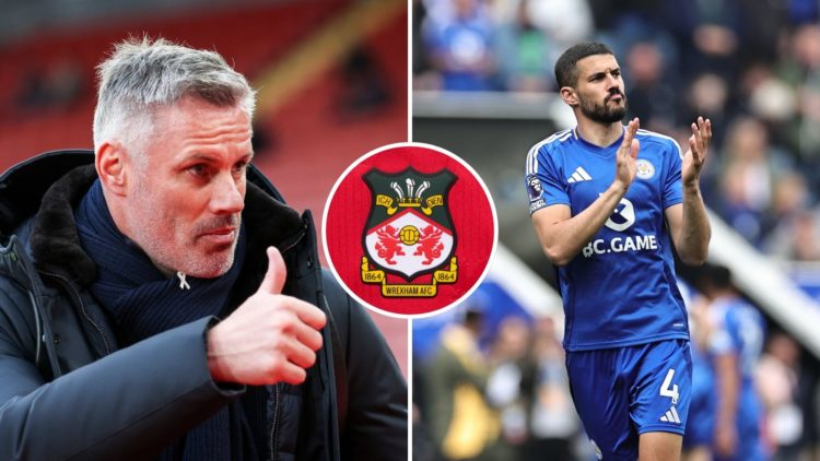 Split Image of Ex Liverpool skipper now football pundit Jamie Carragher before the Premier League match between Southampton FC and Liverpool, Conor...