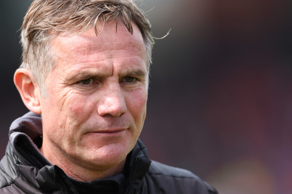 Phil Parkinson during Wrexham v Stockport County - Vanarama National League