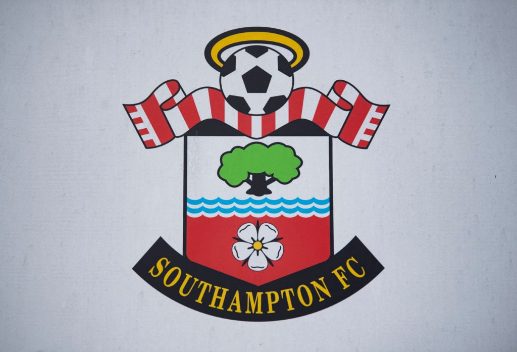 Southampton badge spotted before Southampton v Arsenal - Premier League