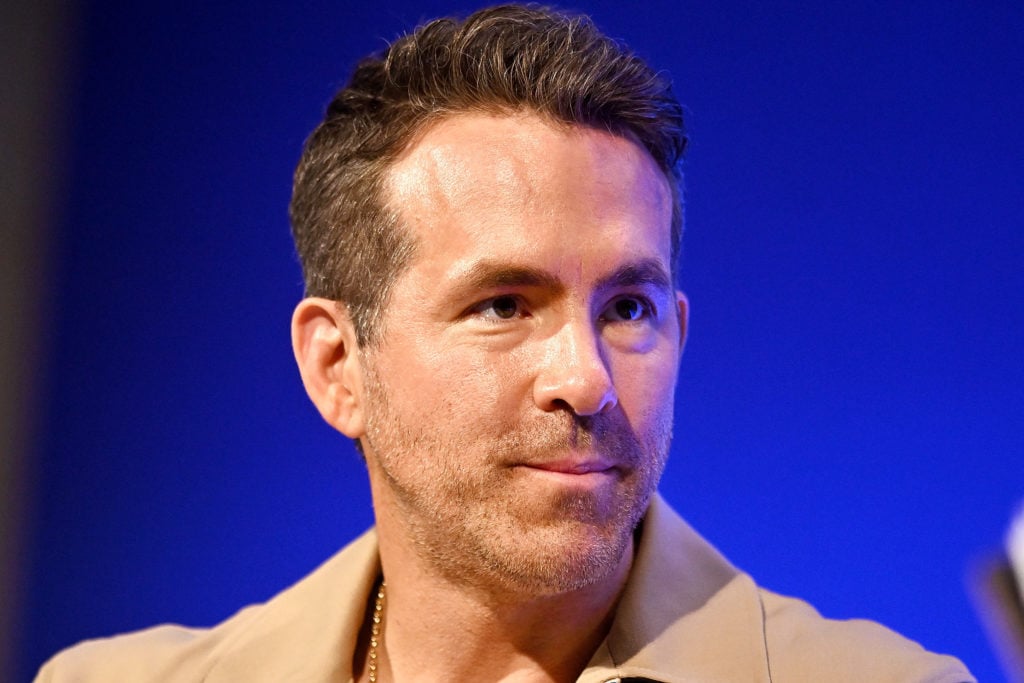 Ryan Reynolds speaks the 2024 Forbes Iconoclast Summit at Cipriani Wall Street