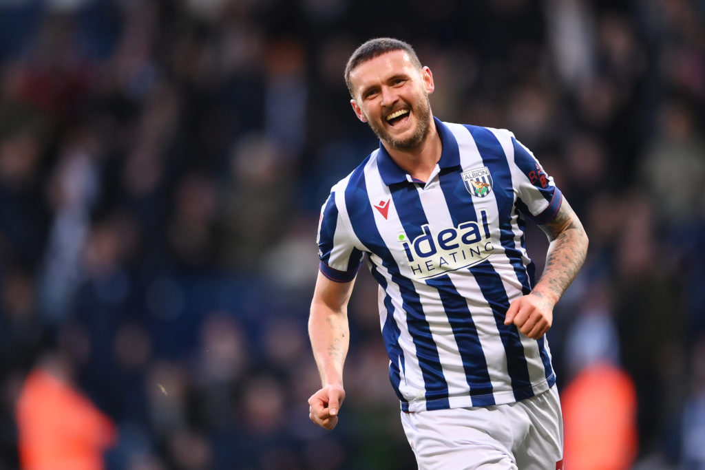 John Swift of West Bromwich Albion celebrates